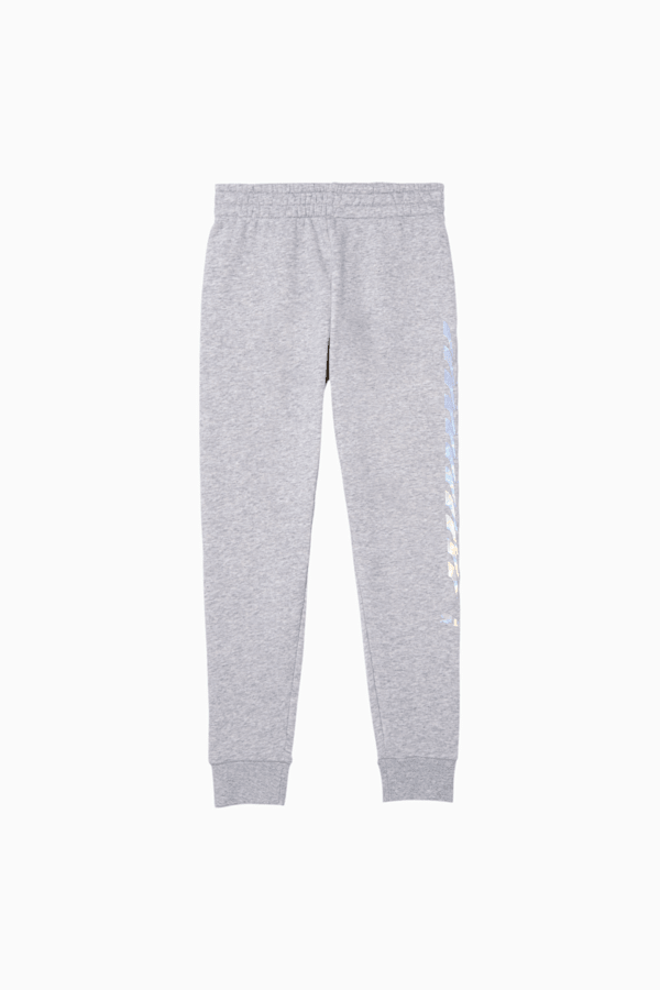 Puma grey store joggers junior