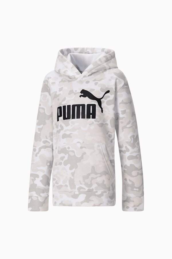 Puma grey sale hoodie junior