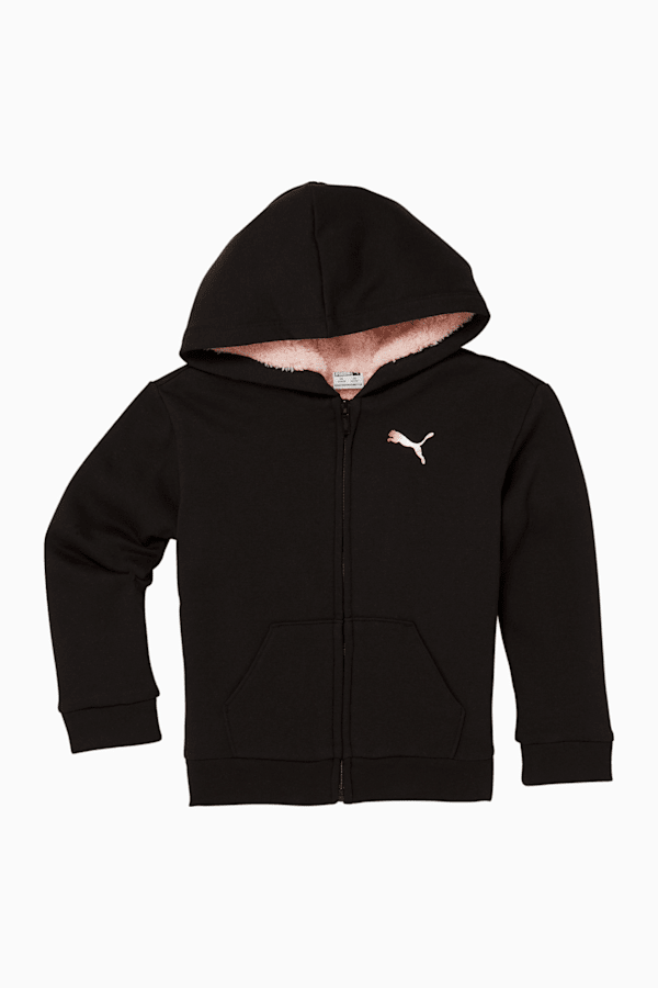Puma kids' youth sherpa shop lined hoodie