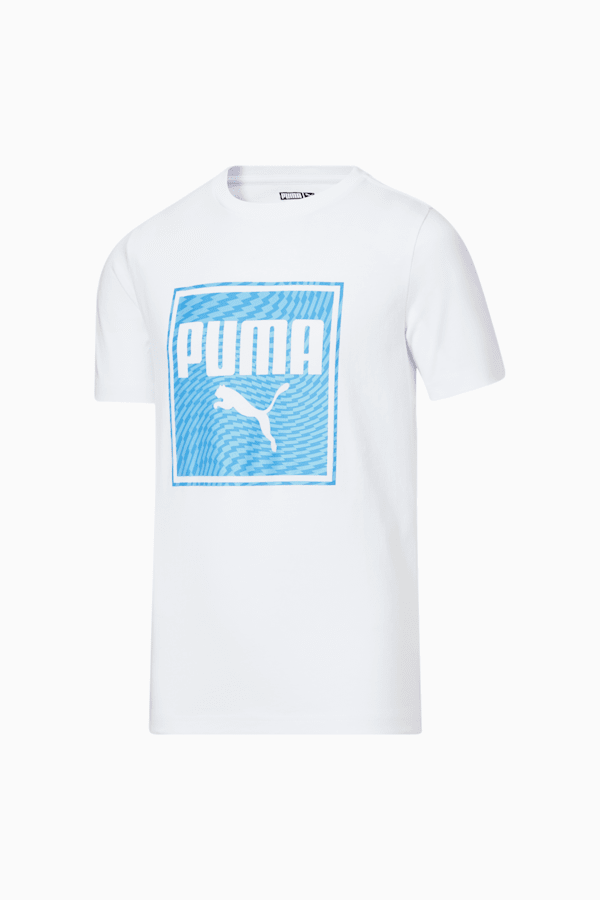 Summer Break Box Tee Big Kids, PUMA WHITE, extralarge