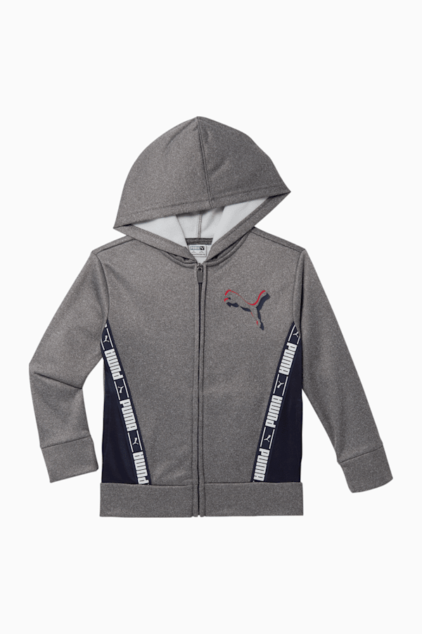 MILAN KIDS' TRACKSUIT WITH FULLY-ZIPPERED, HOODED SWEATSHIRT AND PANTS