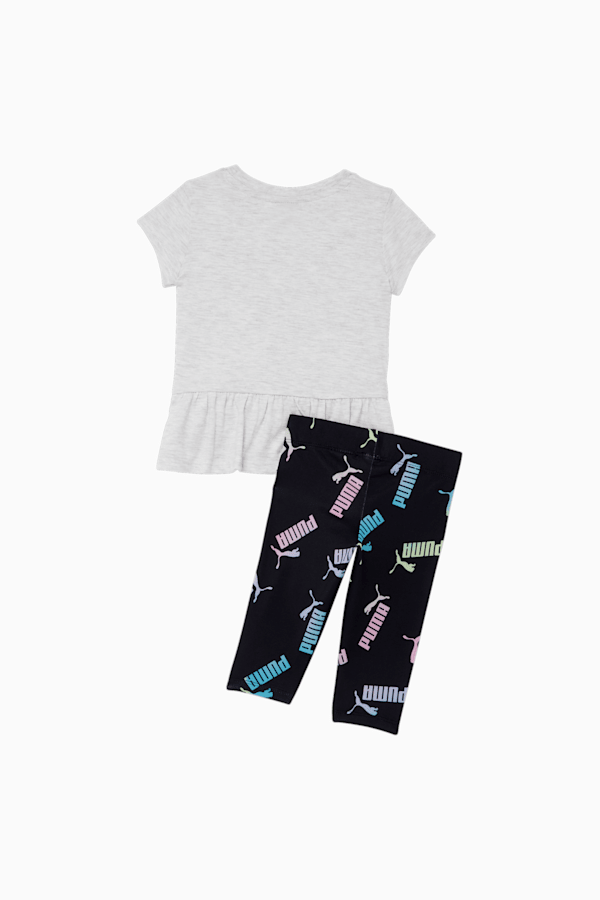 Butterflies Toddlers' Two-Piece Set, WHITE HEATHER, extralarge