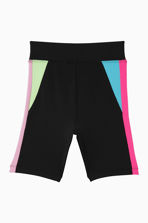 Brighter Days Pack Poly/Spandex Little Kids' Shorts, PUMA BLACK, extralarge