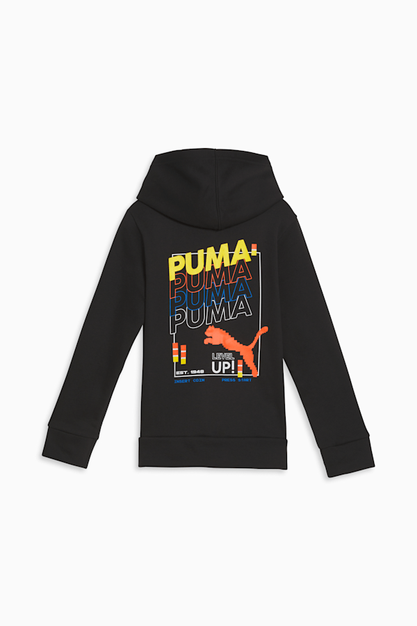 Game On Big Kids' Zip-Up, PUMA BLACK, extralarge