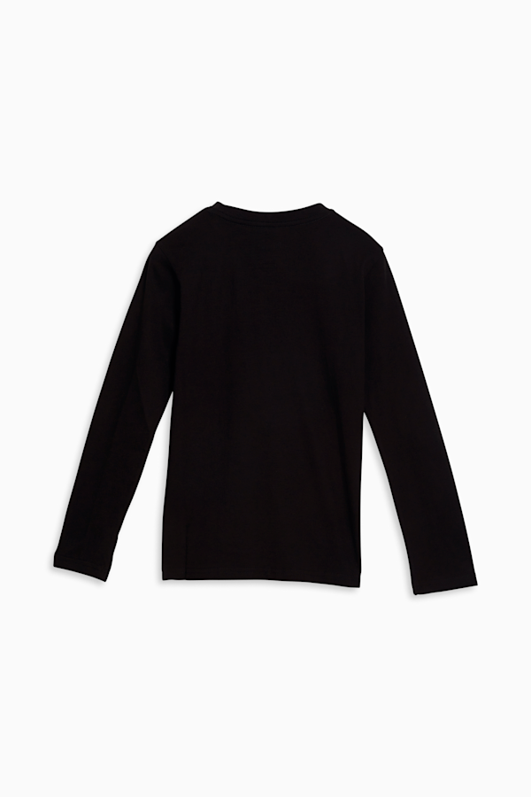 Game On Longsleeve Big Kids' Tee, PUMA BLACK, extralarge