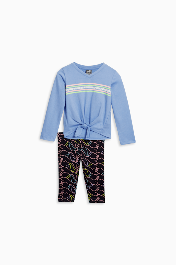 Stripes Toddlers' Two-Piece Set, BLISSFUL BLUE, extralarge