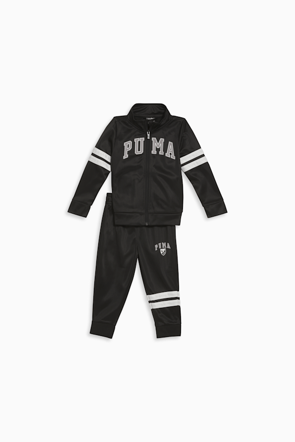 Two-Piece Little Kids' Track Jacket Set, PUMA BLACK, extralarge