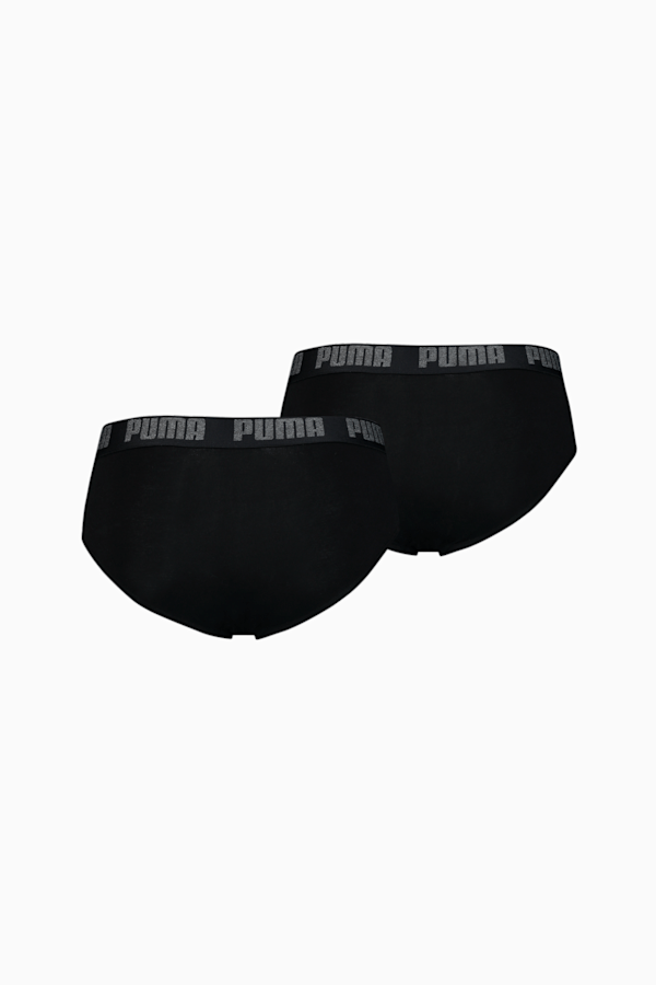 PUMA Basic Men's Briefs 2 Pack, black / black, extralarge