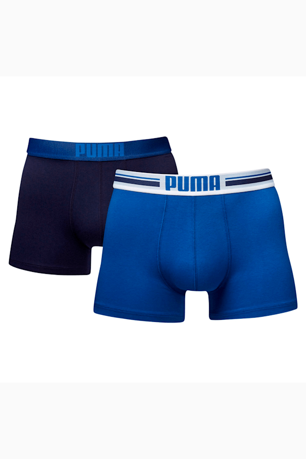 PUMA Placed Logo Men's Boxers 2 Pack, blue, extralarge