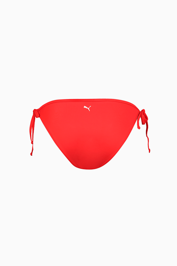 PUMA Swim Women's Bikini Bottoms Side Tie, red, extralarge