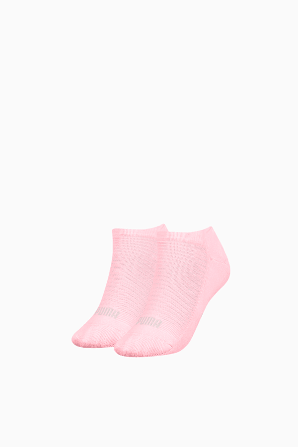 PUMA Women's Sneaker Trainer Socks 2 Pack, pink, extralarge-GBR