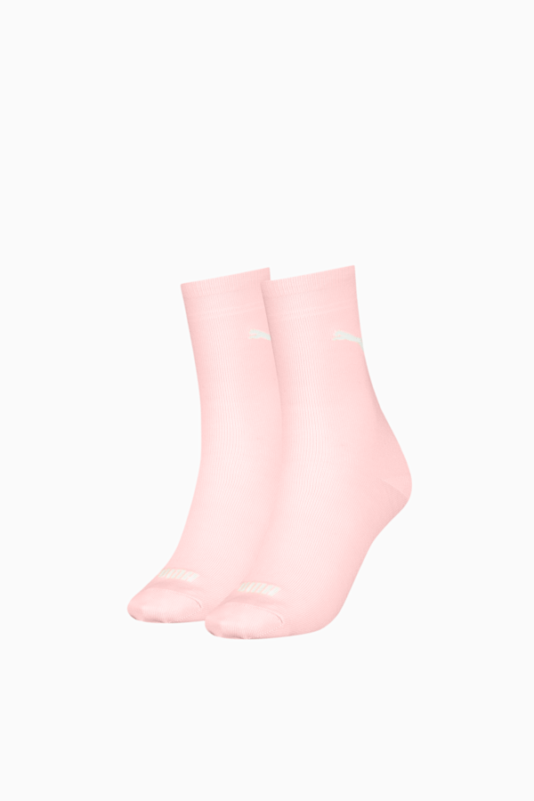 PUMA Women's Socks 2 Pack, light pink, extralarge