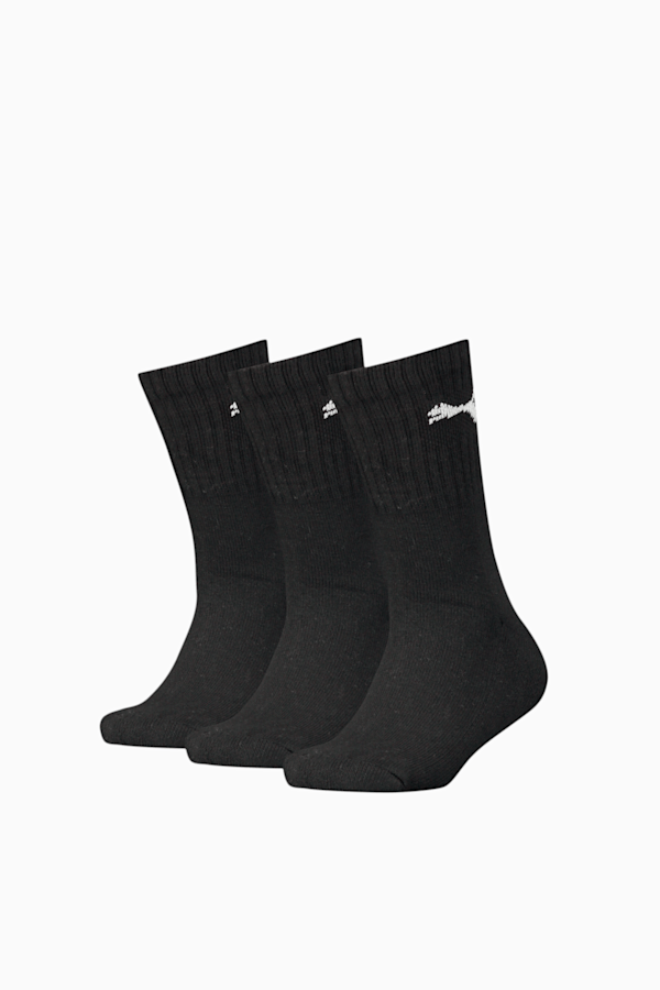 PUMA Junior Sport Socks 3 Pack, black, extralarge