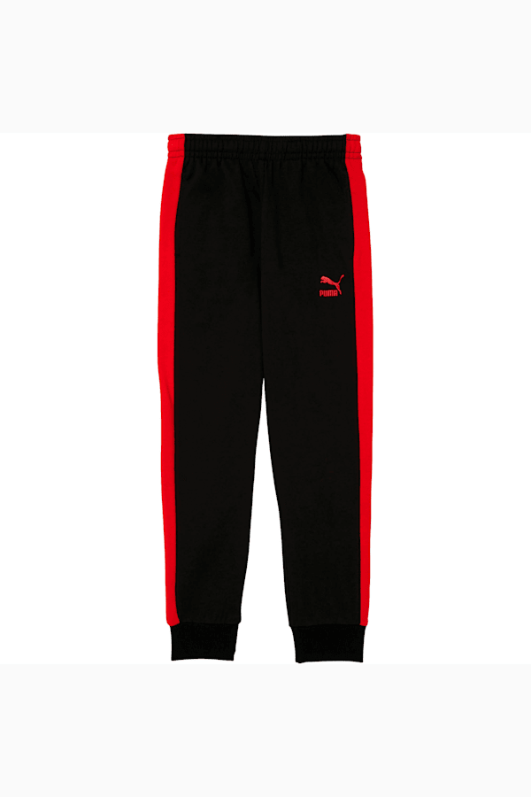 PUMA Men's Training Pant, Black/Red, Small : : Clothing