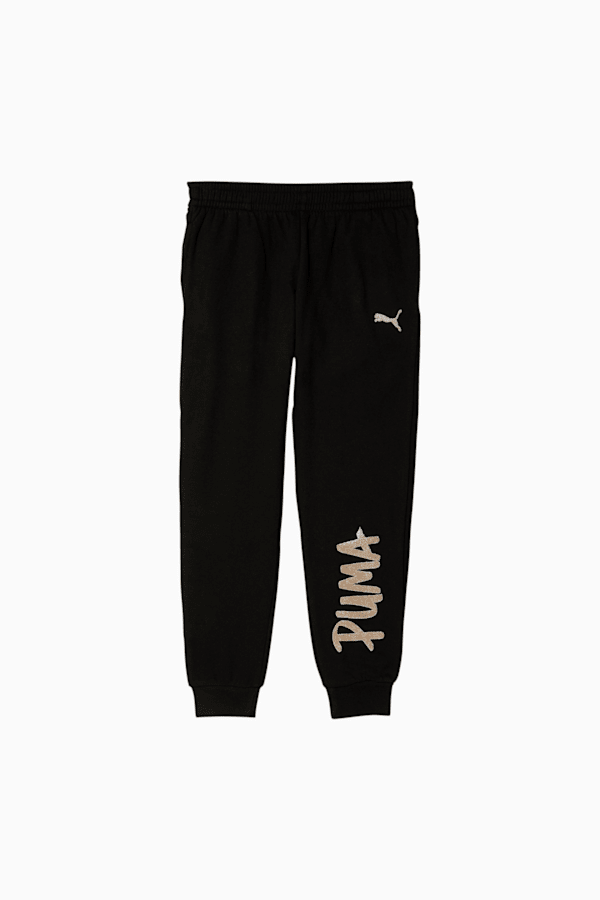 Girls puma joggers discount