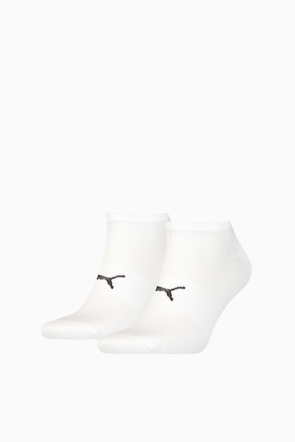 PUMA Sport Unisex Light Sneaker Socks 2 Pack, white, extralarge