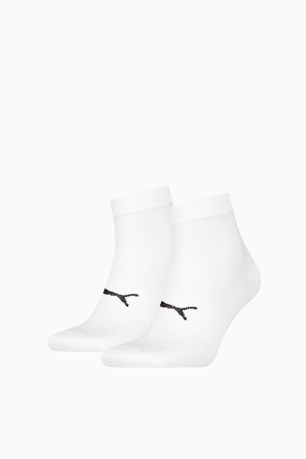PUMA Sport Unisex Light Quarter Socks 2 Pack, white, extralarge-GBR