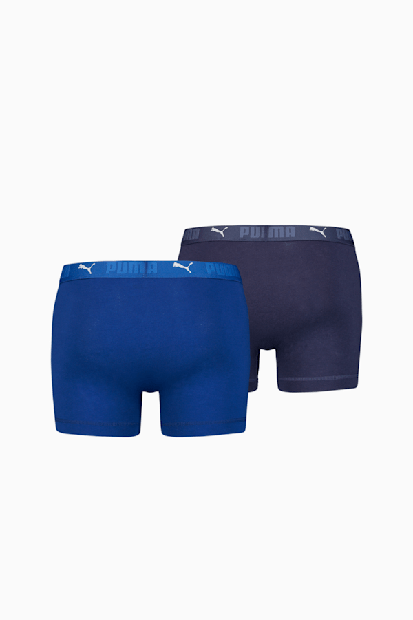 PUMA Sport Men's Cotton Boxers 2 Pack, blue combo, extralarge