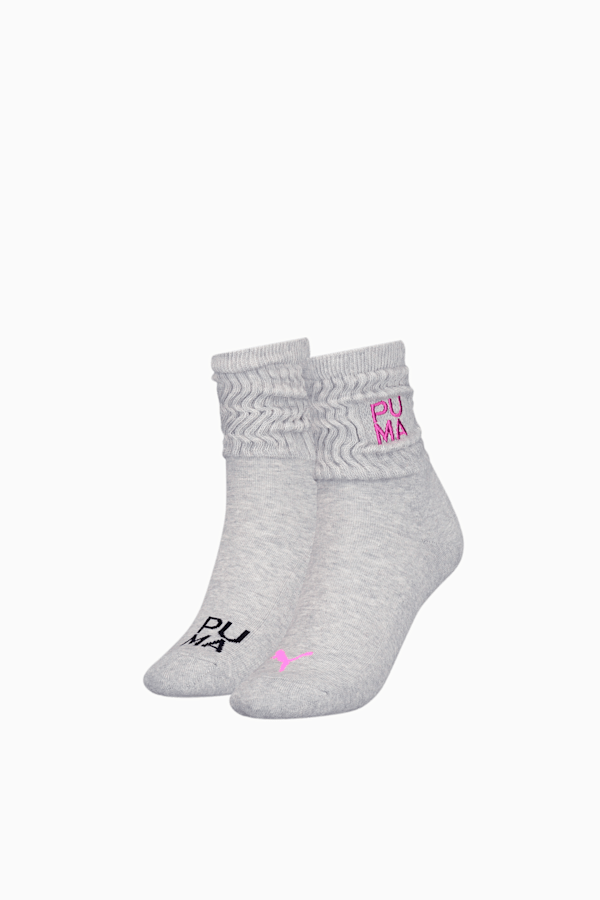 Slouch Socks Women 2 Pack, light grey, extralarge